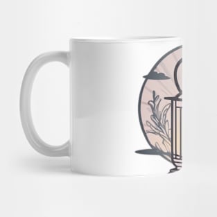 Lantern Pastel shades Shadow Silhouette Anime Style Collection No. 405 Mug